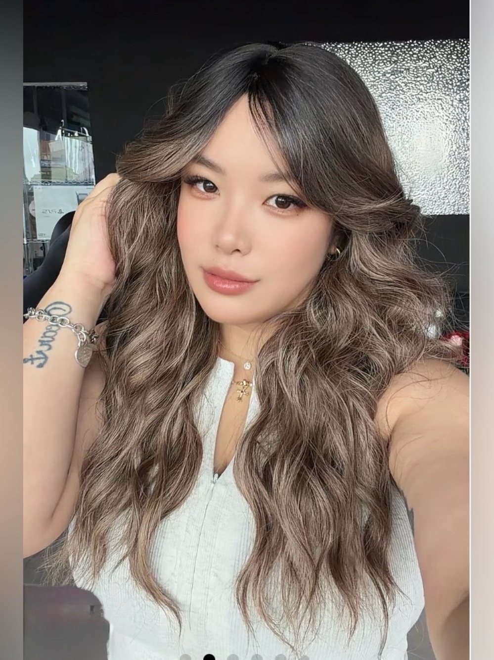 JBEXTENSION 25 Inches Wave Wome', Fashion Wig with Bangs ZANA/Zara - Picture 2 of 2